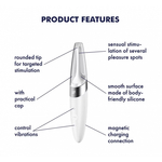Мини-вибратор для точечной стимуляции Satisfyer Twirling Delight white