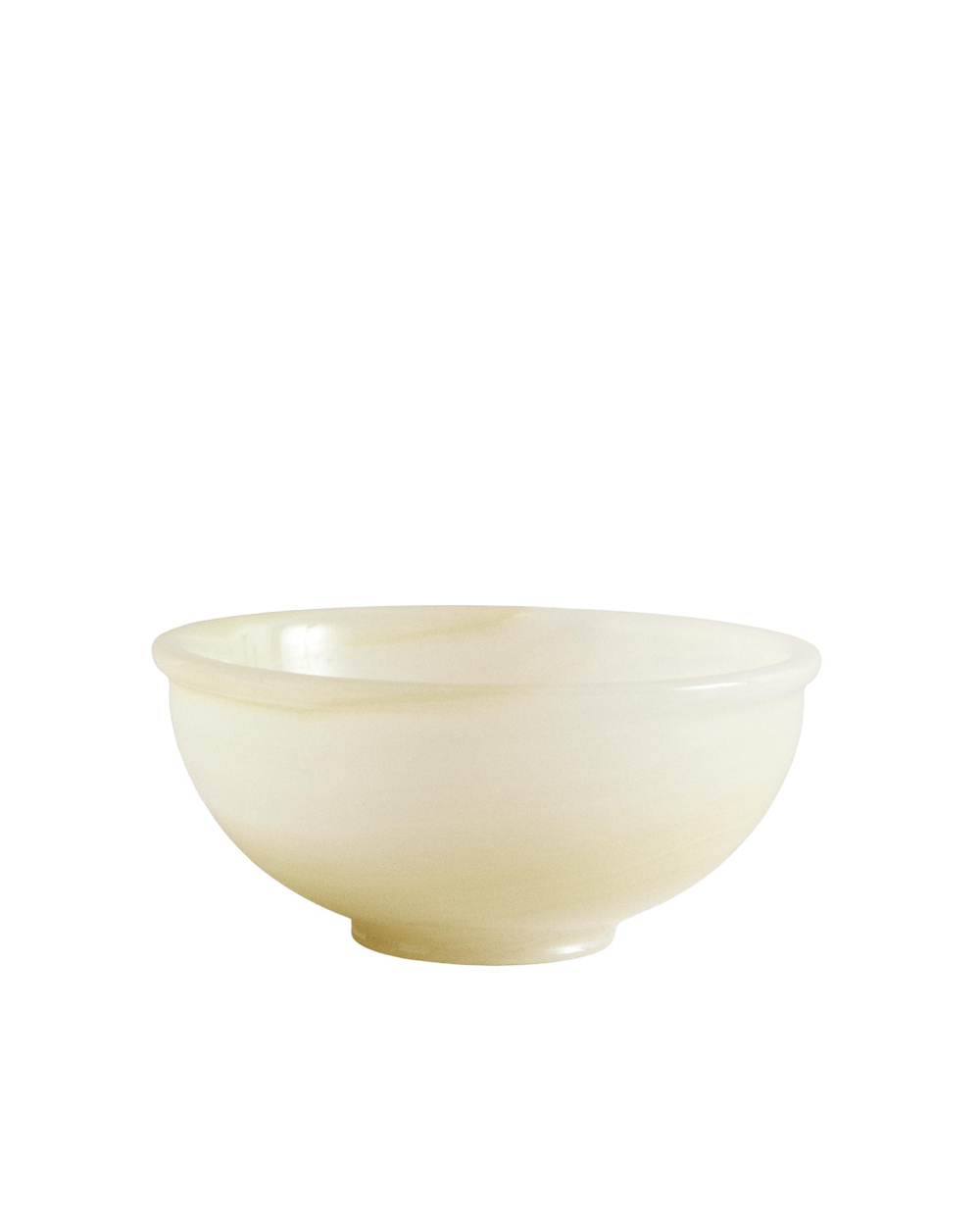 Zara Home Предмет декора из оникса, цвет кремовый, 13 см