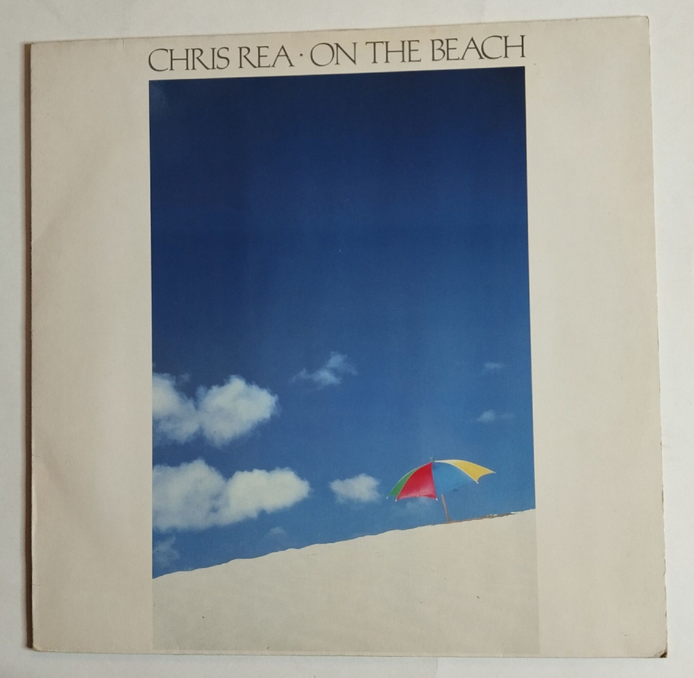 Винтажная виниловая пластинка LP Chris Rea On The Beach (Germany 1986) (Nm)