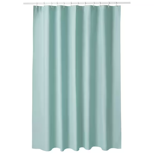 ЛУДДХАГТОРН LUDDHAGTORN Занавеска для душа, бирюзовая, 180x200 см