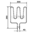 ТЭН Harvia ZSK-690 (1500 W, для печей KIP/KV/M/V)