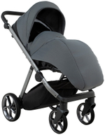 Детская коляска Pituso Sole 3 в 1 с автокреслом Santiso Pro Black PMPT/021 Grey