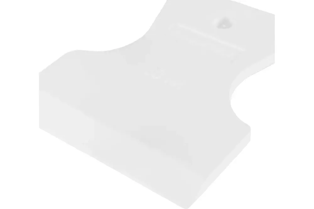 Шпатель резиновый белый, 80мм, 85833