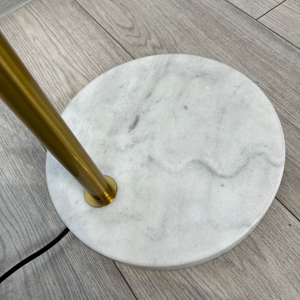 Торшер Geneva Single Glass Globe Floor Lamp