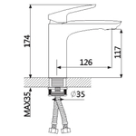Смеситель для раковины Oute T10 T10501