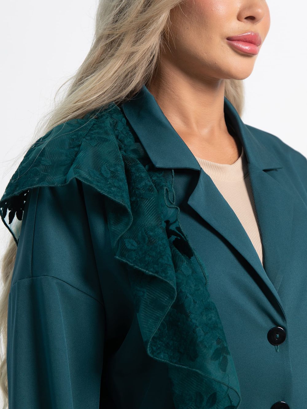 Костюм брючный Стилизация (изумруд) К15330-4М LT Collection