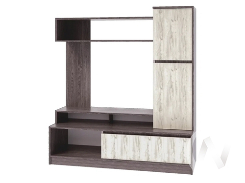 Гостиная секция №1 НКМ Милана (ясень анкор/дуб эльза)