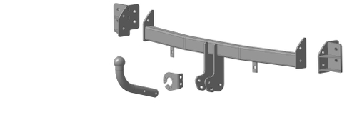 Фаркоп Kia Mohave 2020-, условно-съемный,(без электрики) Трейлер.7321