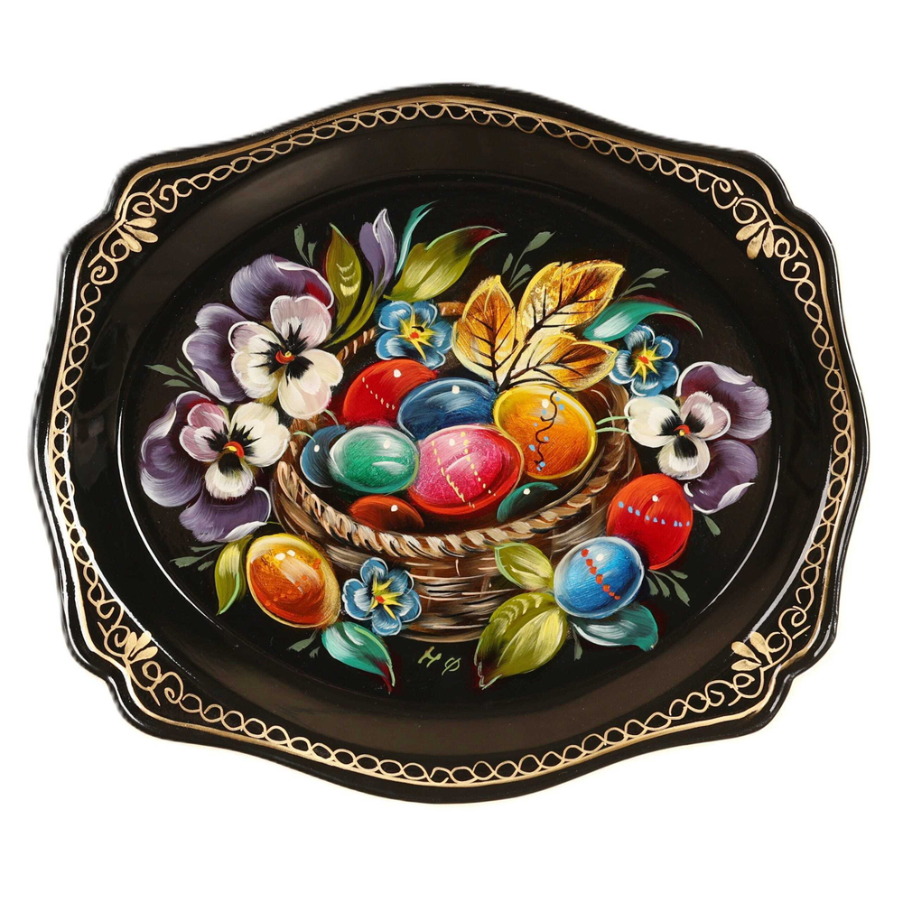 Zhostovo metal tray A3D271125119