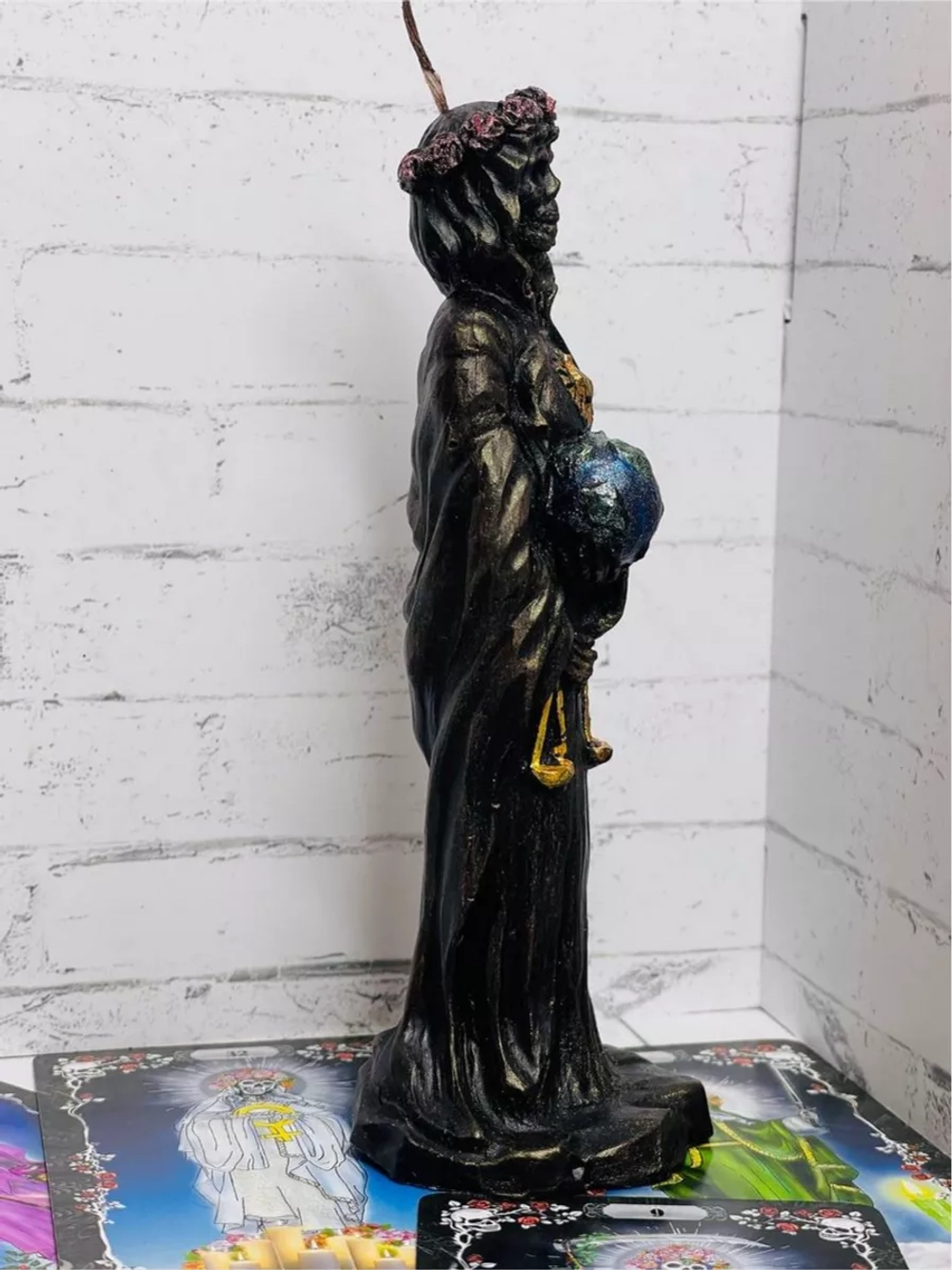 Свеча магическая "Санта Муэрте"