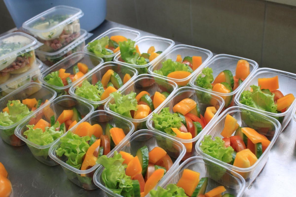 Одноразовые контейнеры большие К-139 (500 шт.)