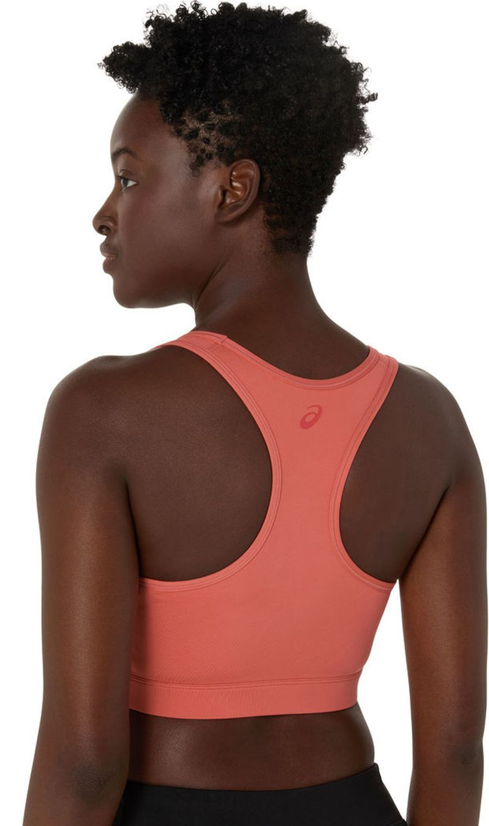 Теннисный бюстгальтер Asics Essential Logo Padless - dark pink clay