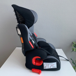 Детское автомоб. кресло "КОСМО" груп. 1-2-3(серый люкс) 9-36 кг.