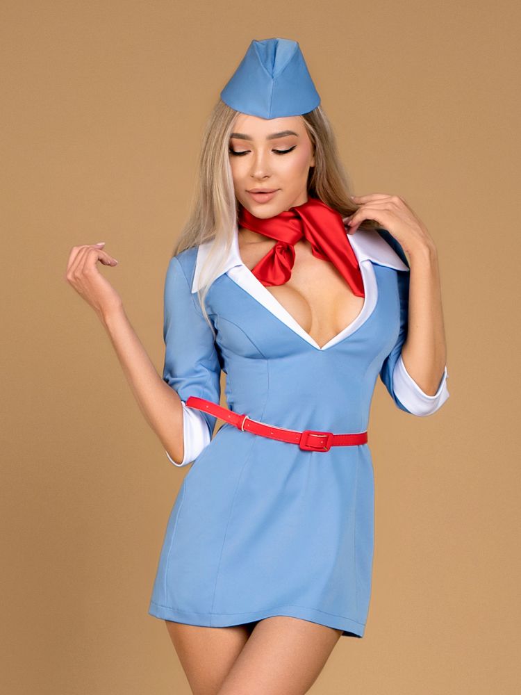 Костюм сексуальной стюардессы s/m