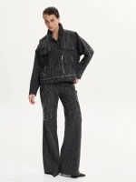 Джинсы буткаты JETS, черный