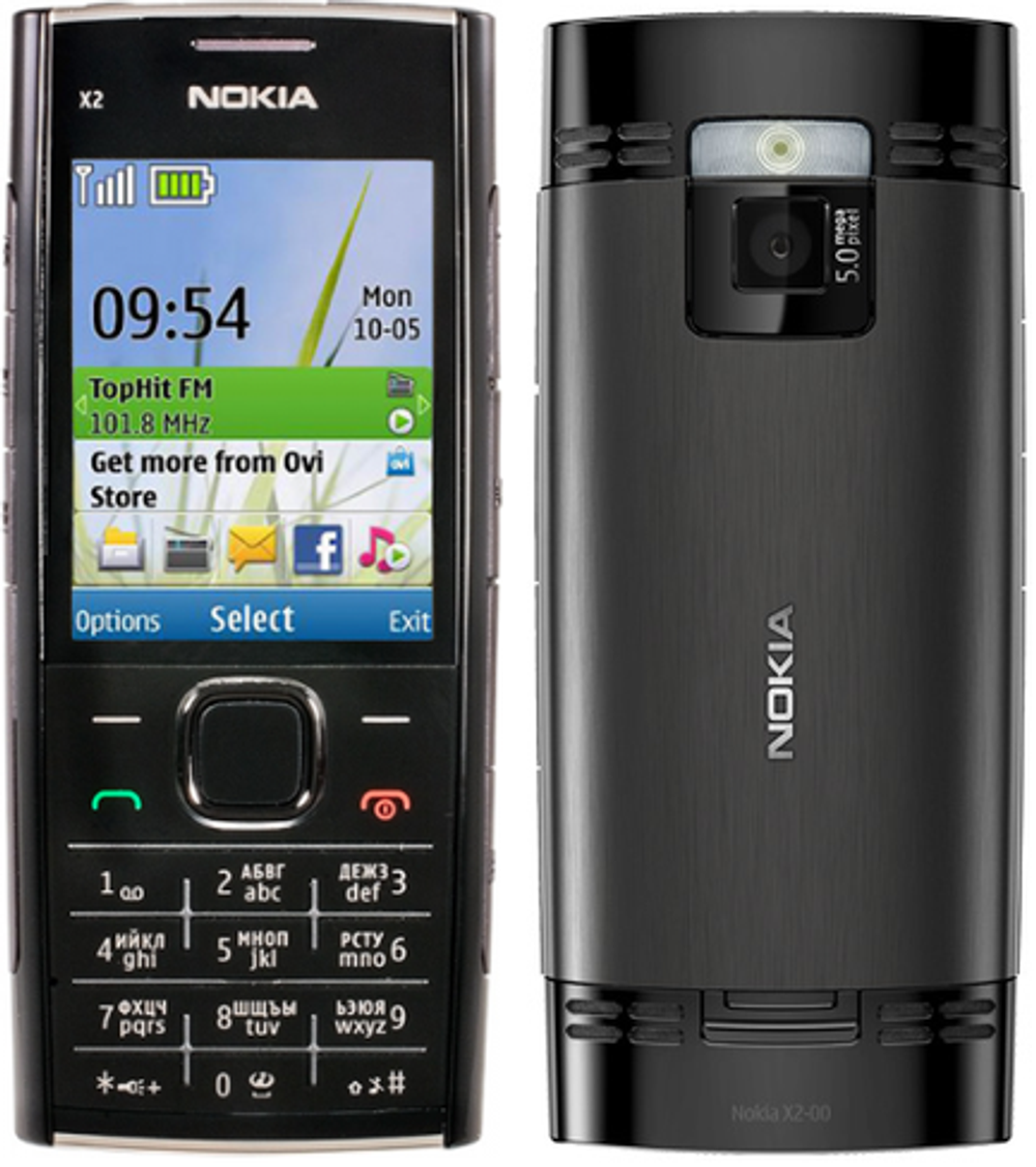 Мобильный телефон Nokia X2-00 Black