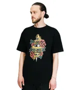 Футболка Hardlunch оверсайз Burger черная