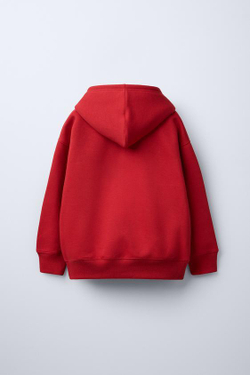 ZARA ХУДИ В СТИЛЕ ПРЕППИ, КРАСНЫЙ