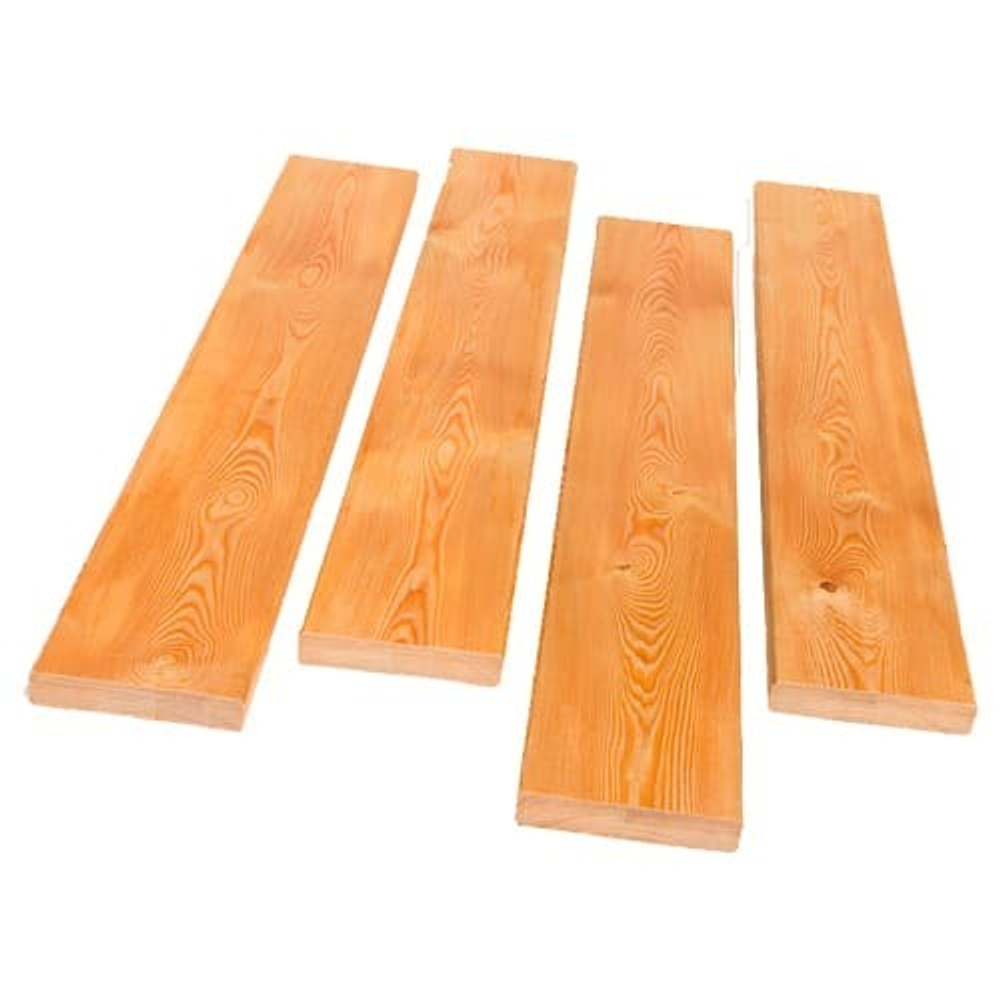 Планкен прямой из лиственницы 20x90x1000 мм сорт С фото 2