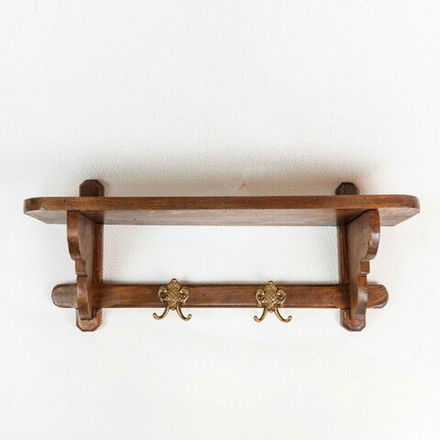 Настенная вешалка-полка с крючками «Лотарингия»