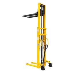 Ручной гидравлический штабелер SDJ 1030 (1000 кг; 3 м; фиксированные вилы) SMARTLIFT (SMART)