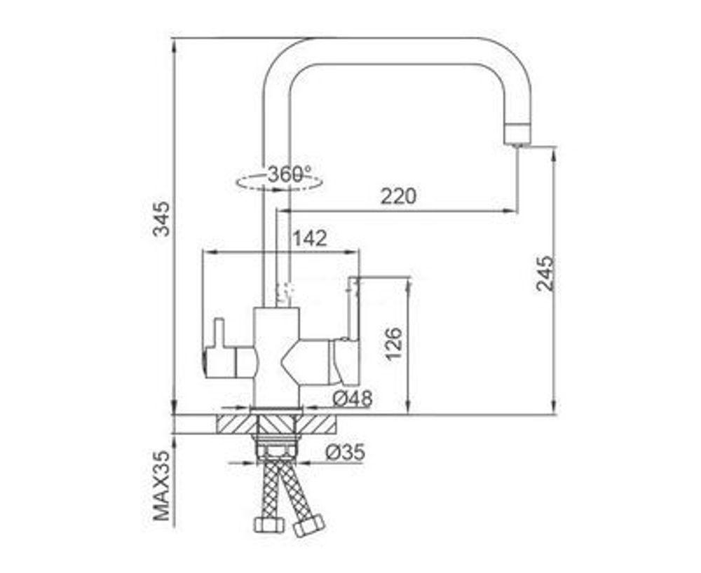 Смесители FRUD 43054-8