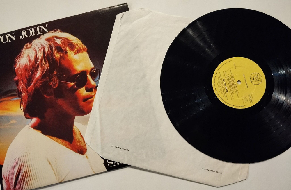 Винтажная виниловая пластинка LP Elton John Lady Samantha (UK 1980)