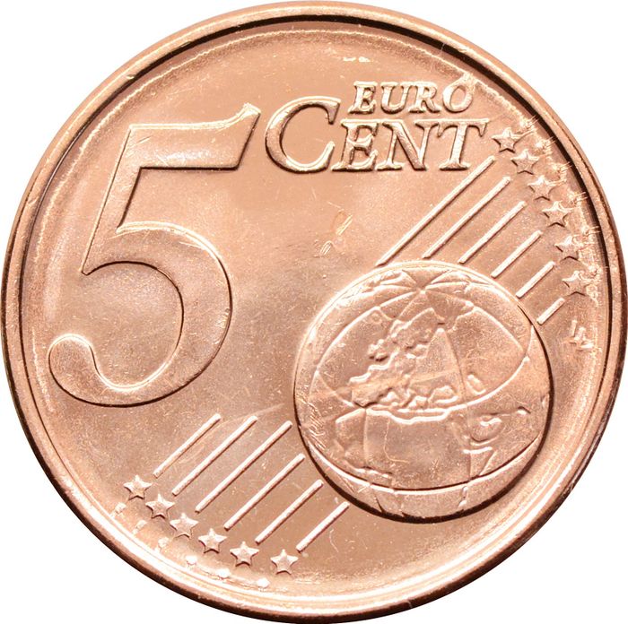 5 евроцентов 2010 Греция (5 euro cent)