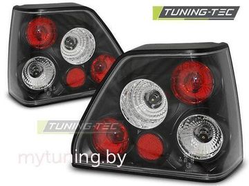 Задние фонари black для VW Golf 2