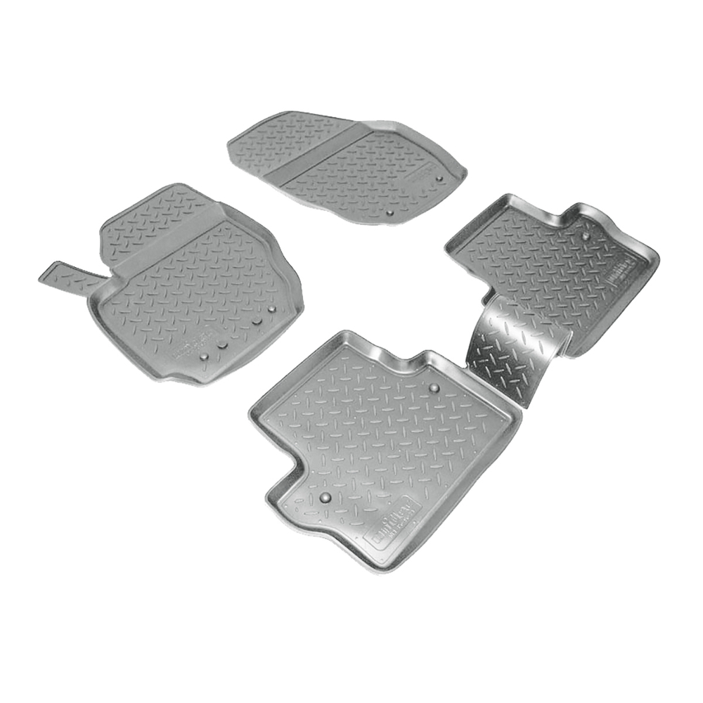 Ковры в салон Norplast/Unidec для Volvo XC70 (2007-)Полиуретан,Серый, арт.NPL-Po-96-71-G