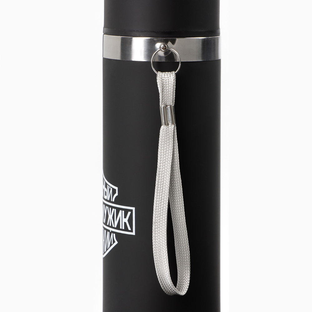 Термос «100% мужик», 500 мл, с кружкой