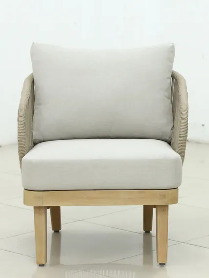 Уличное лаунж-ресло Mali из массива эвкалипта