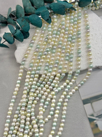 Жемчуг Premium, 6 мм, нить 40 см, микс "Кандурин"