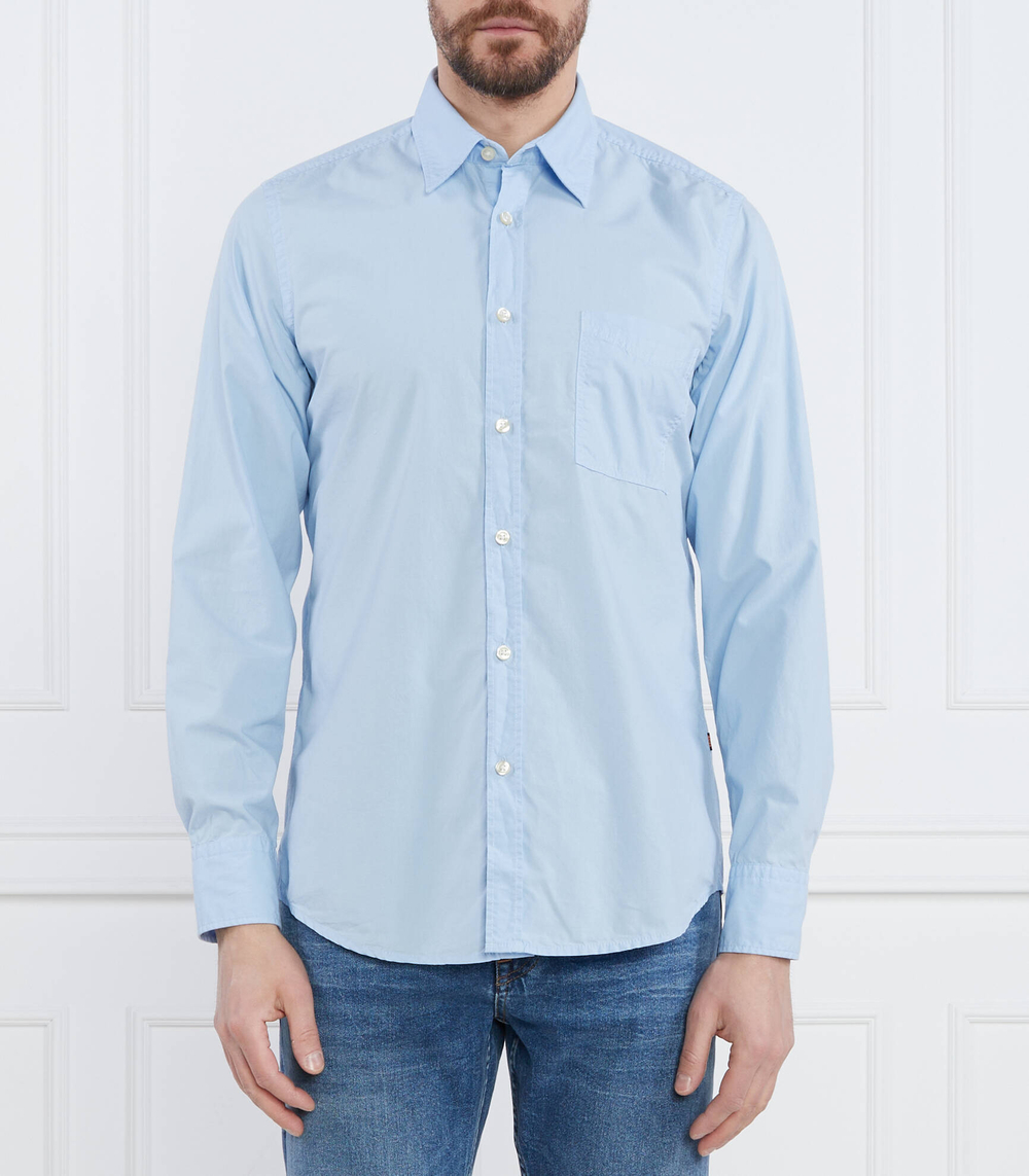 Рубашка Relegant_6 BOSS ORANGE - голубой(50489319)