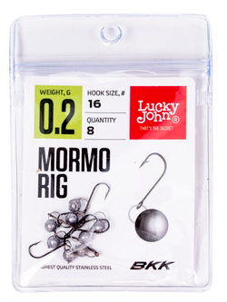 Мормышки одноухие свинцовые LJ Mormo Rig 0.2g, 8шт.