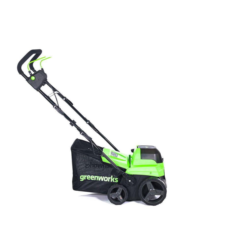 Аэратор-скарификатор аккумуляторный Greenworks GD40SC38IIK4 Арт. 2517607UB, 40V, 38 см,бесщеточный, c 1хАКБ 4Ач и ЗУ
