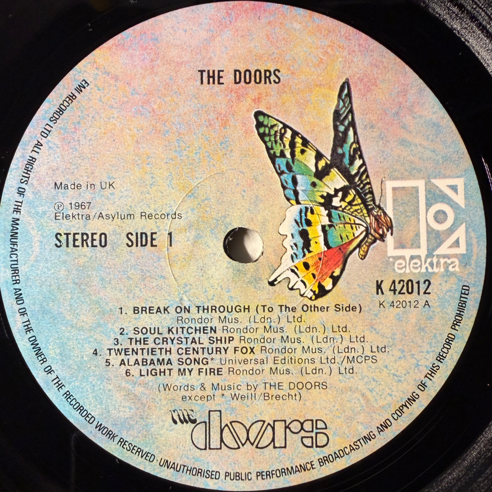 The Doors ‎– The Doors (Англия)