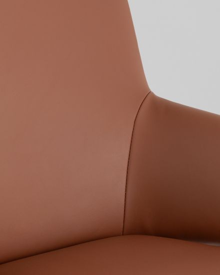 Кресло руководителя TopChairs Bow шоколадный