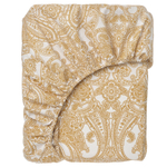 Простыня на резинке IKEA JATTEVALLMO (ЙЭТТЕВАЛЛМО), Желтый с рисунком, 180х200 см