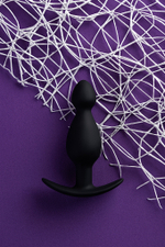 Анальная пробка A-Toys Medium черная 11,5 см