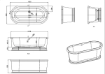 Ванна акриловая Burlington London 180х85