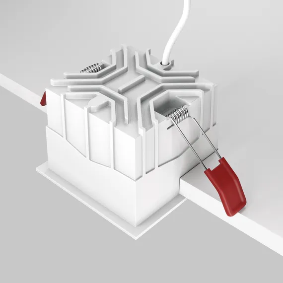 Встраиваемый светильник Альфа / Alfa LED 15 Вт 4000 К 36° Technical dl043-01-15w4k-sq-w