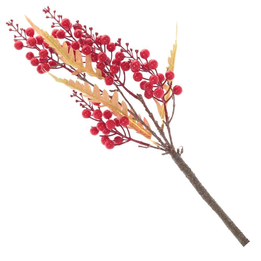 GAEM Ветка искусственная "Рябина", L23 W18 H44 см, 3в.