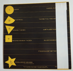 Винтажная виниловая пластинка LP Genesis (Japan 1984) (Obi)