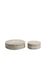 Декоративная каменная шкатулка Mirani Ø 15 см