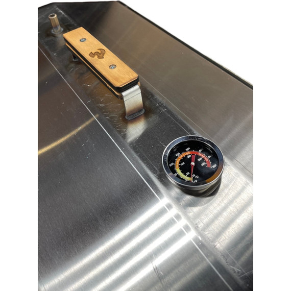 Коптильня шарабан 2в1 из нержавейки, 50х30х25 см