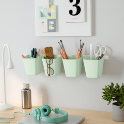 IKEA SUNNERSTA  (ИКЕА СУННЕРСТА)  -  Контейнер, бледно-зеленый, 12x11 см