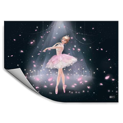 Плёнка цветная для уроков труда 50х70 см "Балерина" (Феникс+)