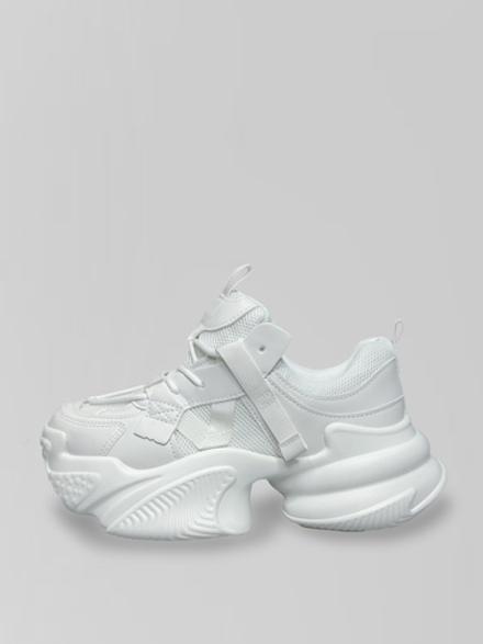 Кроссовки Lumeita 189-2 комбинированные однотонные на массивной подошве