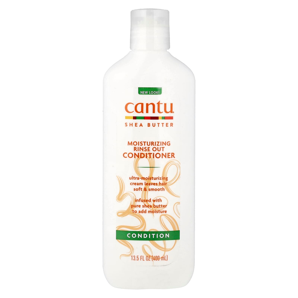 Cantu, Масло ши, Увлажняющий кондиционер для ополаскивания, 13,5 жидких унций (400 мл)